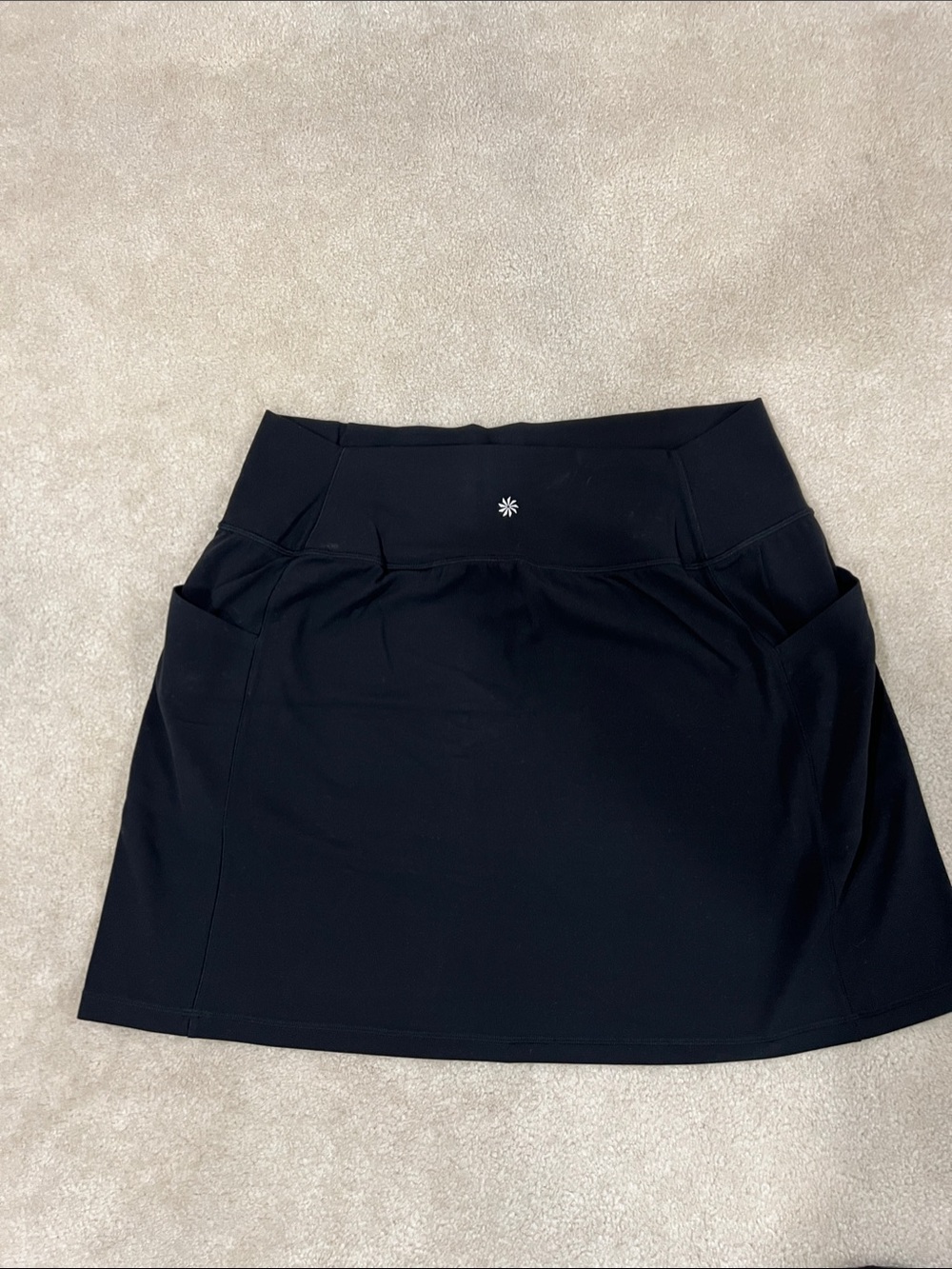 Athleta Black A-Line Skort